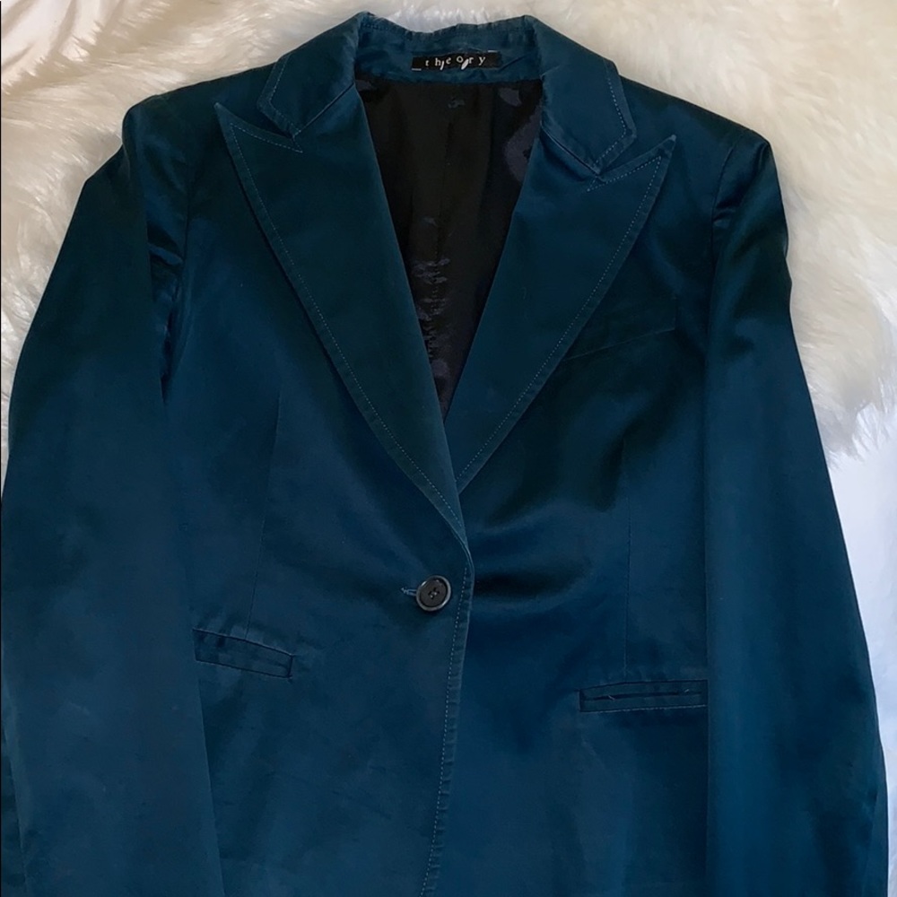Theory emerald sheen blazer